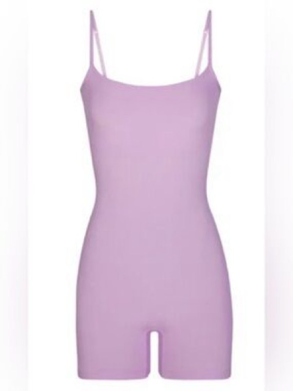 SKIMS Lavender Spaghetti-Strap Bodysuit Romper